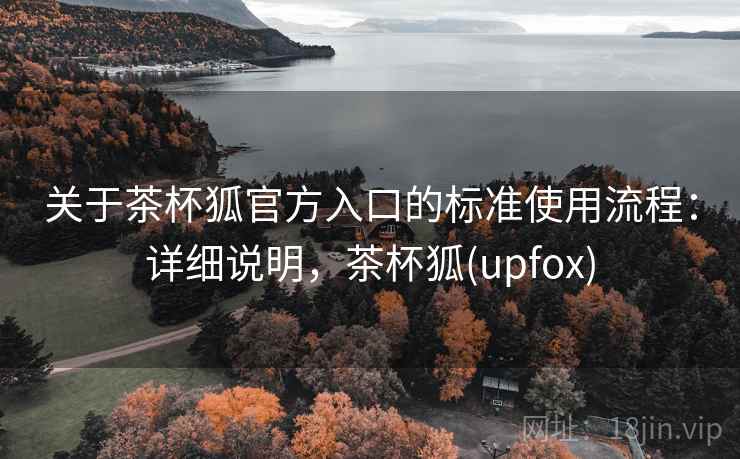 关于茶杯狐官方入口的标准使用流程:详细说明,茶杯狐(upfox)